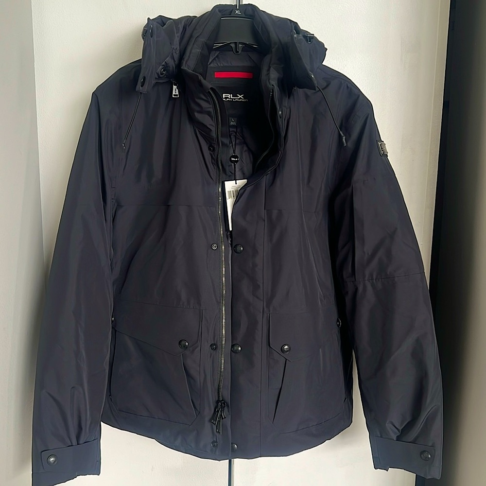 RLX Ralph Lauren Men’s Jacket, L, Color: Black